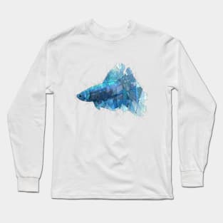 Blue Betta Long Sleeve T-Shirt